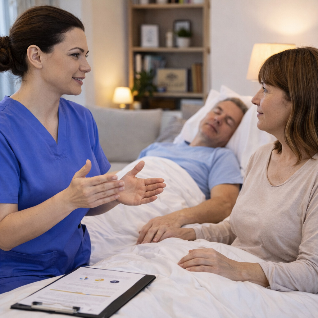 Evde Hasta Yakını Eğitim ve Danışmanlık Hizmeti