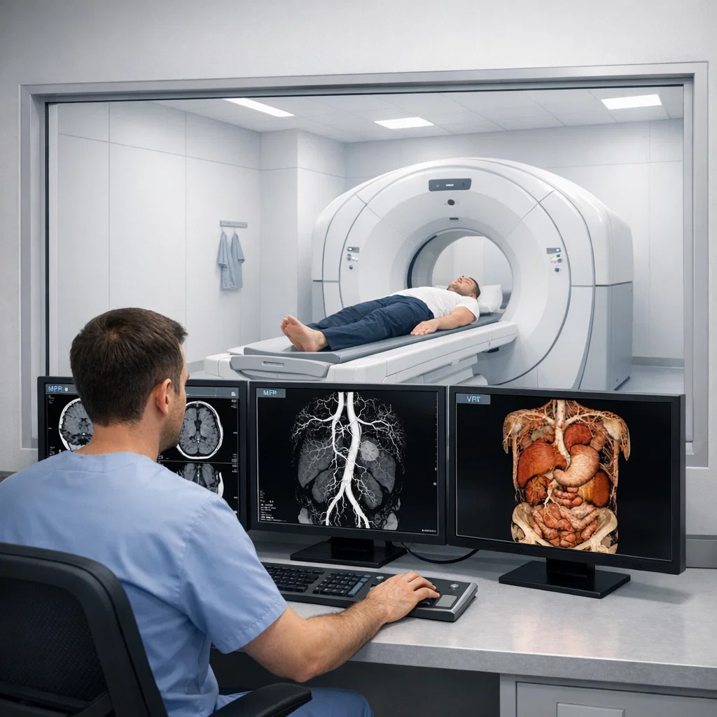 3D Rekonstrüksiyon Teknikleri (MPR, MIP, VRT)